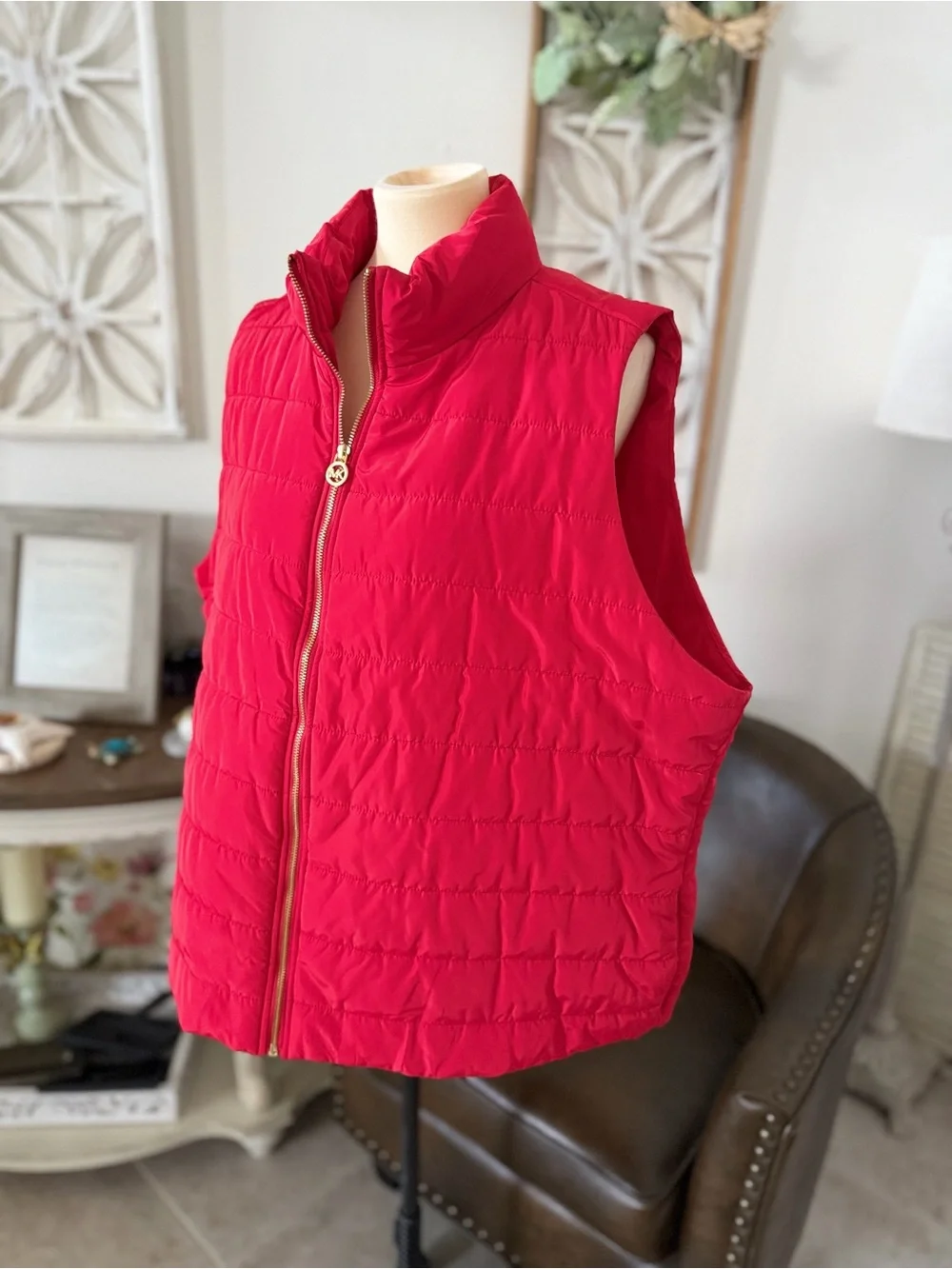 Michael Kors sleeveless quilted